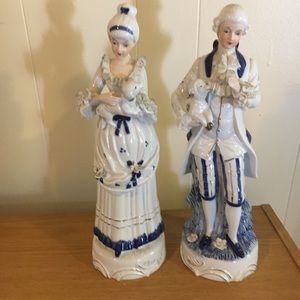 Victorian style figurines